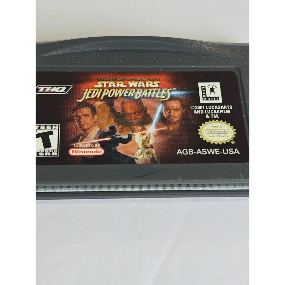 Nintendo GBA Game Boy Advance Star Wars: Jedi Power Battles Tested Works